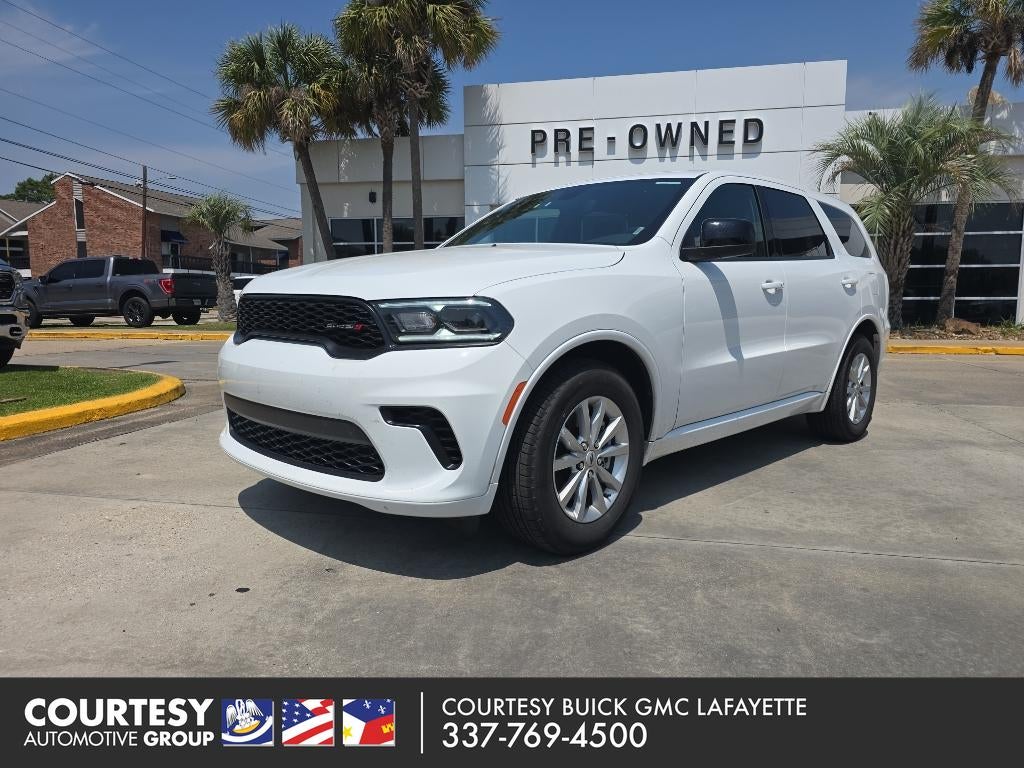 2026 Dodge Durango GT in White — front three-quarter view