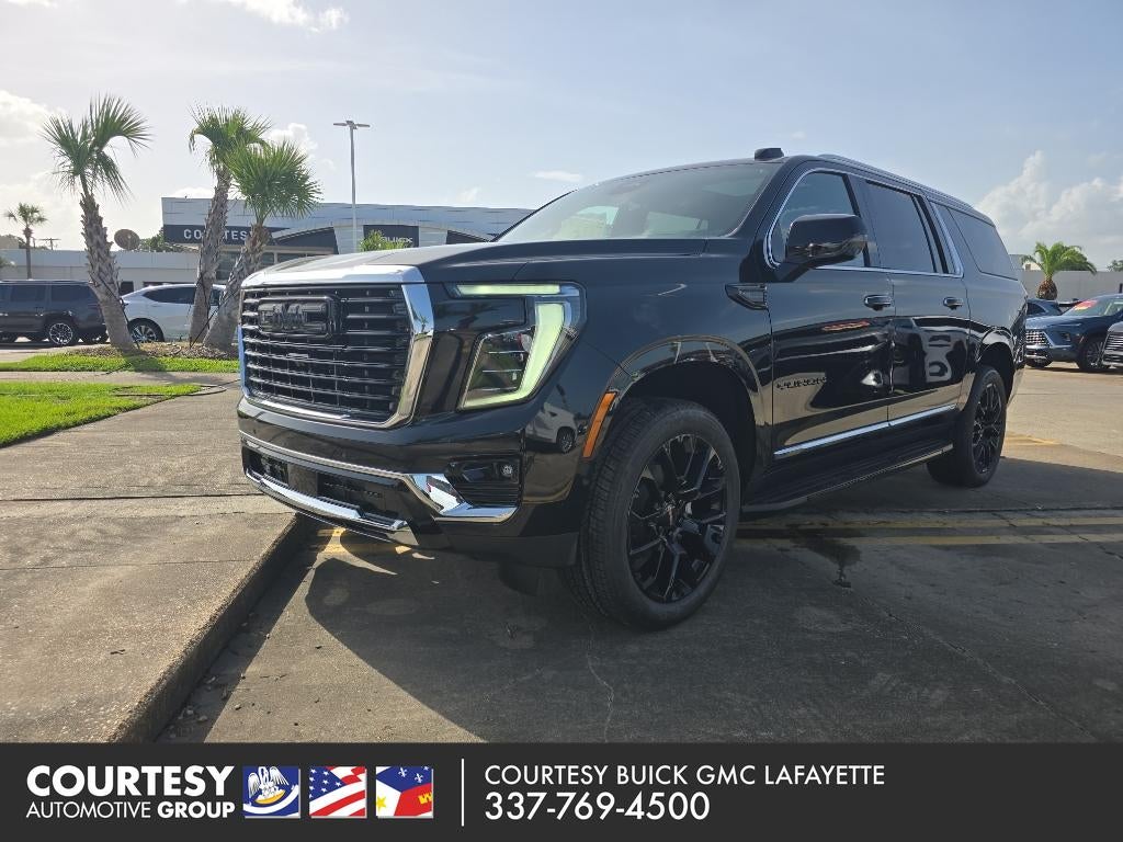 2026 GMC Yukon XL Elevation in Onyx Black — front three-quarter view