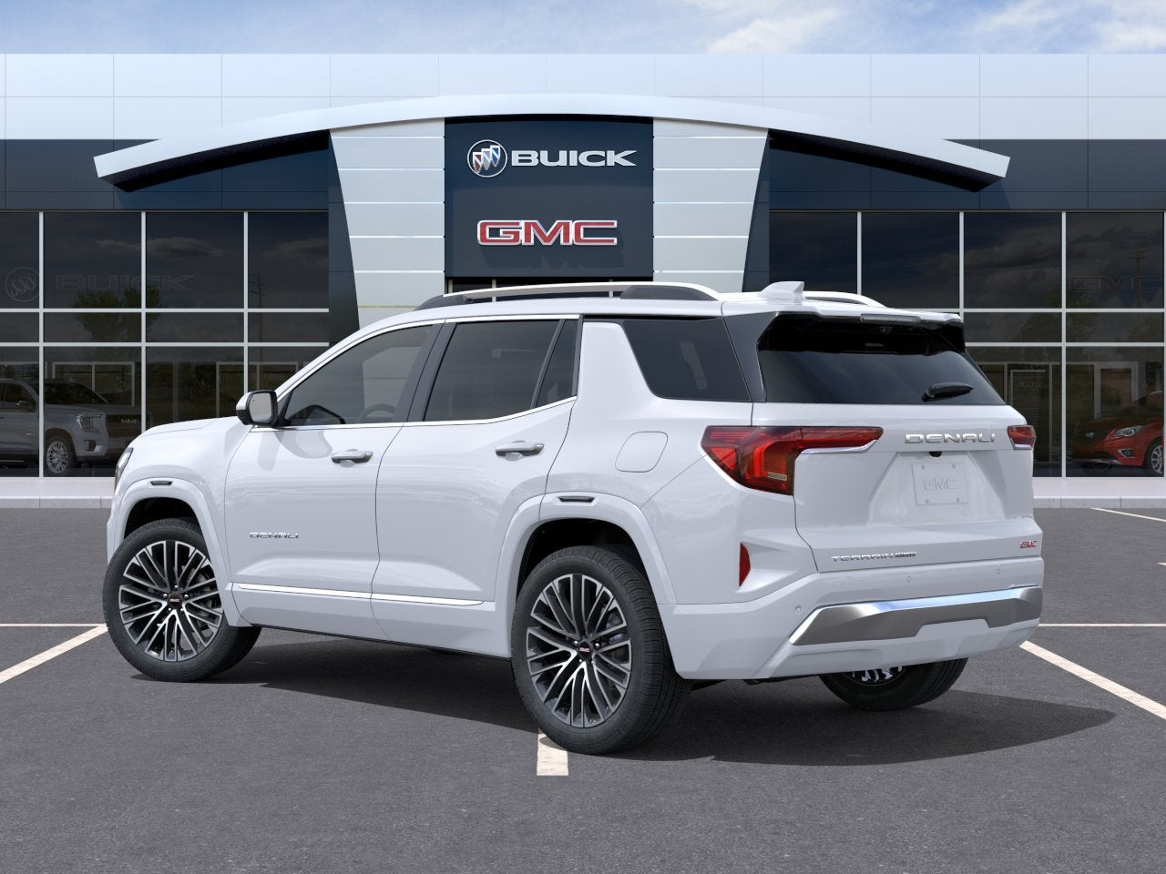 2027 GMC Terrain — rear three-quarter view