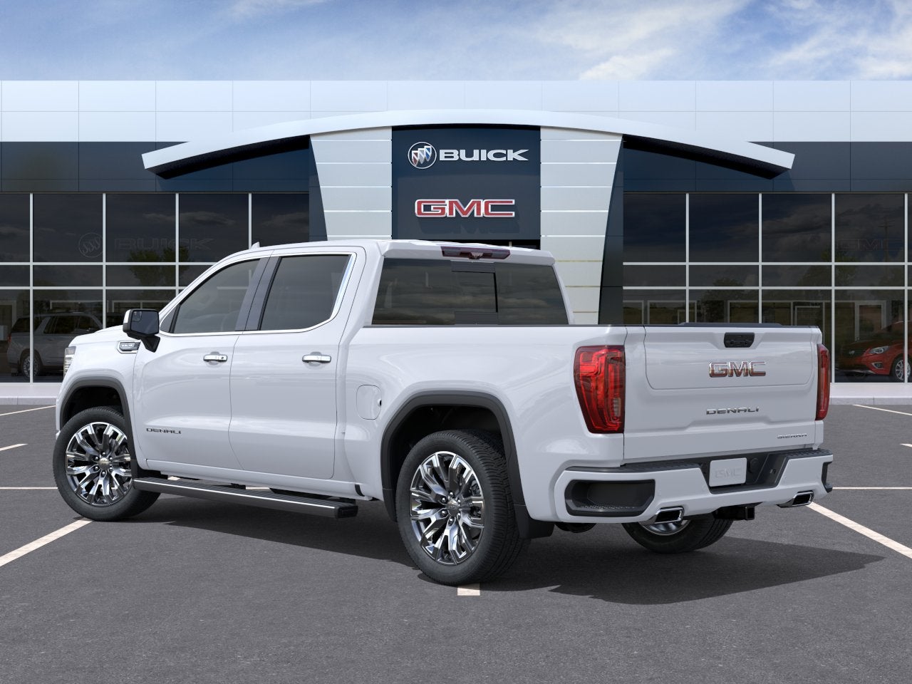 2026 GMC Sierra 1500 — rear three-quarter view
