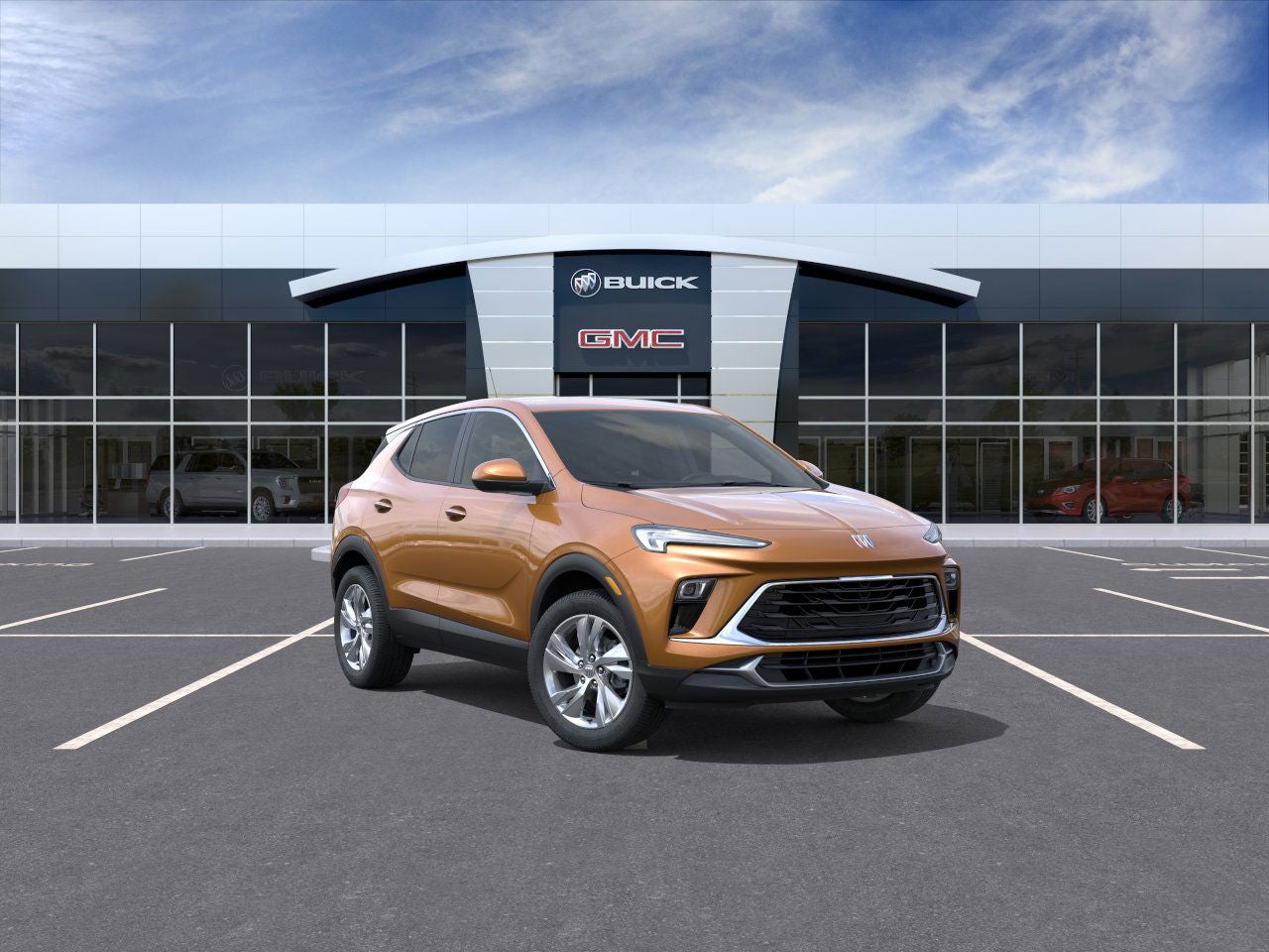 2026 Buick Encore GX Preferred in Copper Ice Metallic — front three-quarter view